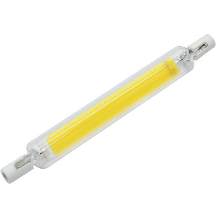 Bec LED R7S 20W, 118mm, hideg fehér fény 6000K, 1000LM, 360°-os világítási szög, 2 darabos szett