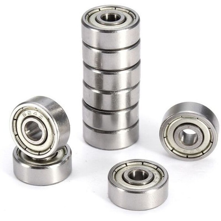 Set 30 buc 688ZZ rulmenti cu bile din otel, 8x16x5 mm, etansare din cauciuc