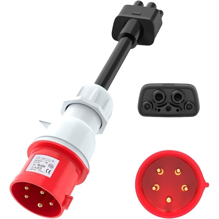 Adaptor de incarcare Aiskooc CEE 5 pini pentru Tesla, 32A, 7kW, portabil