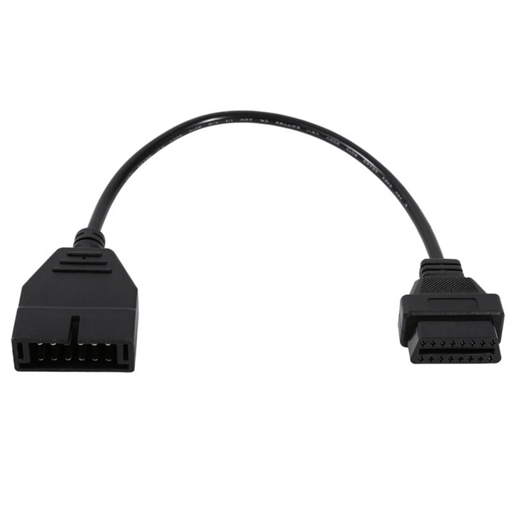 Cablu diagnostic OBD1 12 pini la OBD2 16 pini, pentru vehicule GM dupa 1996, negru