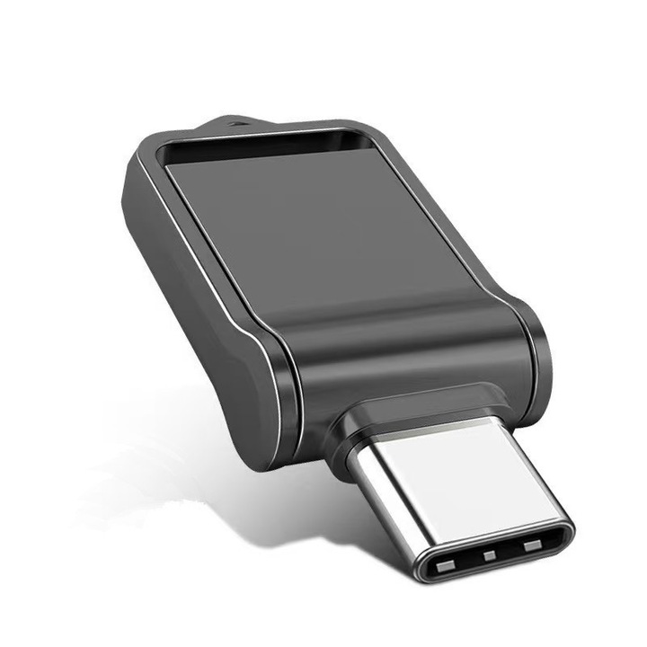 Stick Memorie USB, Kraftverdia, 2TB/2000GB, USB Type-C, Compact si usor de transportat, Plug and Play, negru