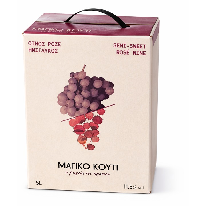 Vin rose, MAGIC BOX DEMI-DULCE 5L