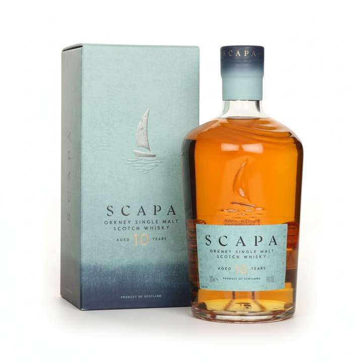 Whisky Scapa 10 ani 48% 0.7L