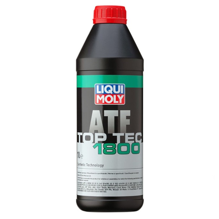Ulei transmisie automata LIQUI MOLY Top Tec ATF 1800 1L, Dexron VI, AW-1, MB 236.14, BMW, VW, Ford, Toyota, ulei ATF sintetic premium