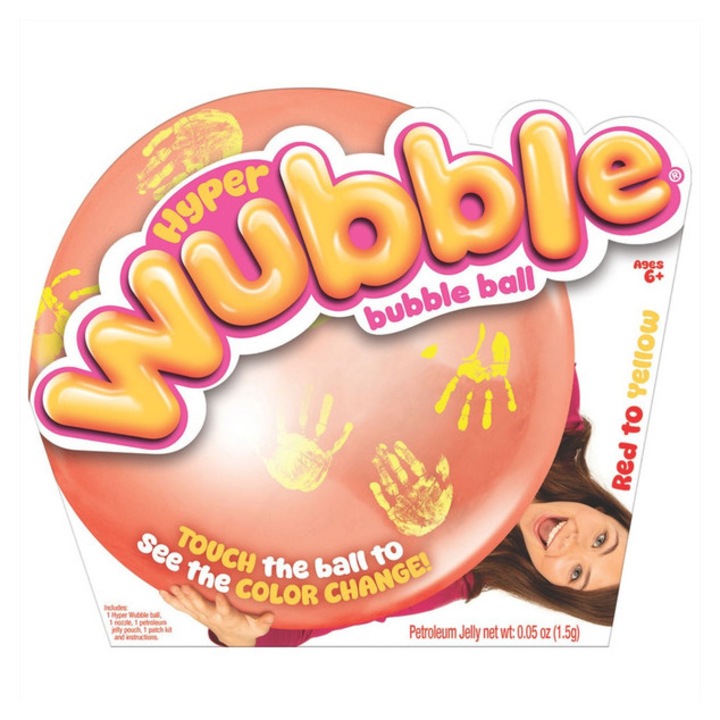 Rugalmas, érintésre színváltó labda - piros-sárga