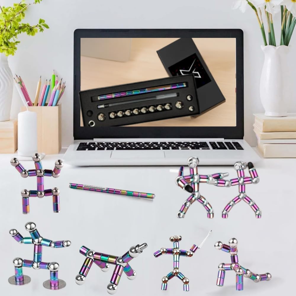 Set pix magnetic, YOUKUKE®, Modular, Detasabil, 12 de bile