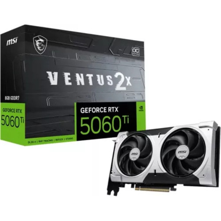 Placa video Gigabyte GeForce RTX 5060 EAGLE MAX OC 8GB GDDR7, 128bit, 281mm