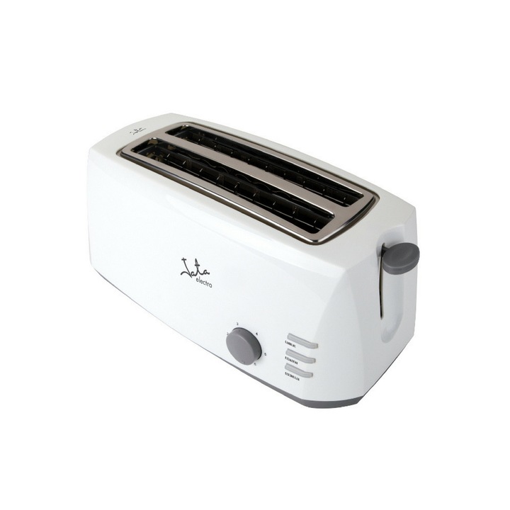 Тостер Jata TT584, 1400 W, 2 филии, 6 нива на препичане, Бял