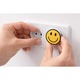 Комплект от 3 предпазни капачки за контакти Smiley, защита за контакти, бърз монтаж, жълти