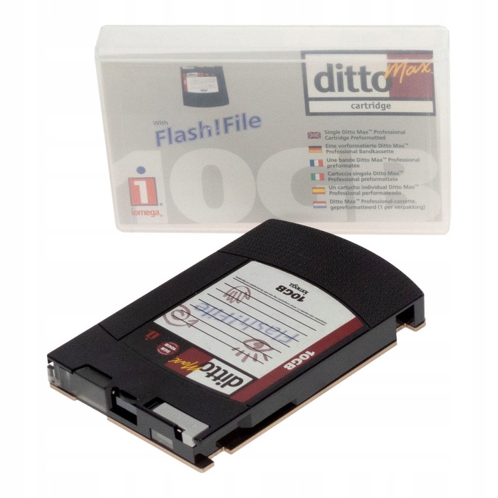 IOMEGA DITTO MAX 3/10GB kazetta, USB memória