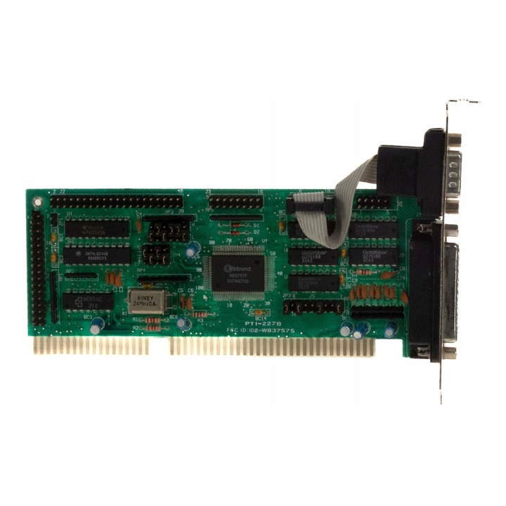 Winbond PTI-227B MULTI I/O bővítőkártya, IDE, COM, LPT, ISA