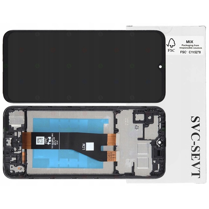 Display LCD + Rama pentru Samsung Galaxy A14 5G, 6,60'', Negru