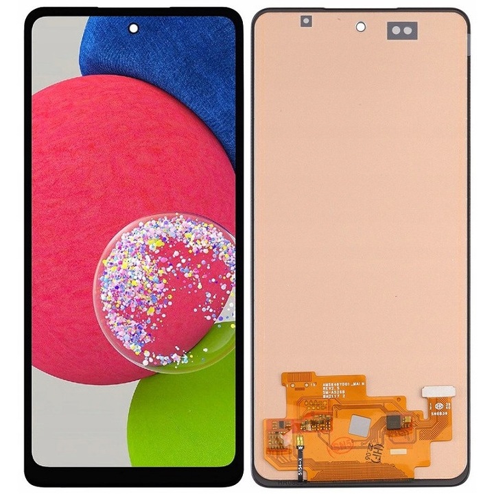 Display compatibil Samsung Galaxy A52s 5G 2021, 6.50'', IPS, negru, set complet