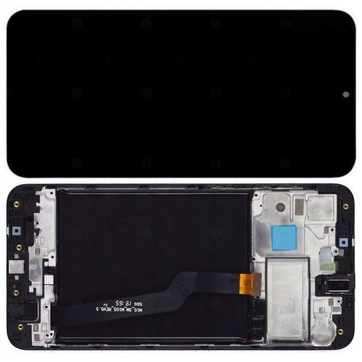 Display LCD + Digitizer cu Rama pentru Samsung Galaxy A10, 6,20'', Negru