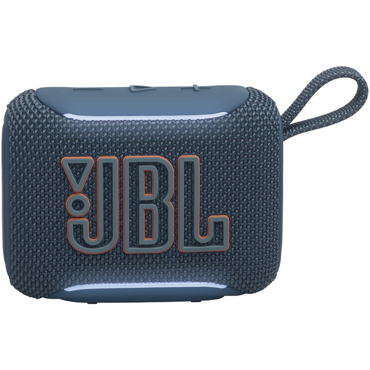 Boxa portabila JBL GO 5, Bluetooth 6.0, Auracast, Autonomie 10h, IP68, Albastru
