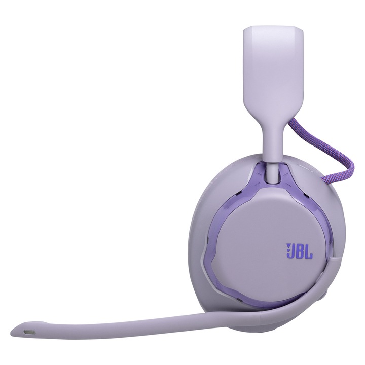 JBL Quantum 650 gaming fejhallgató, Bluetooth 5.3, akár 60 óra üzemidő, QuantumENGINE, Spatial Sound, Lila