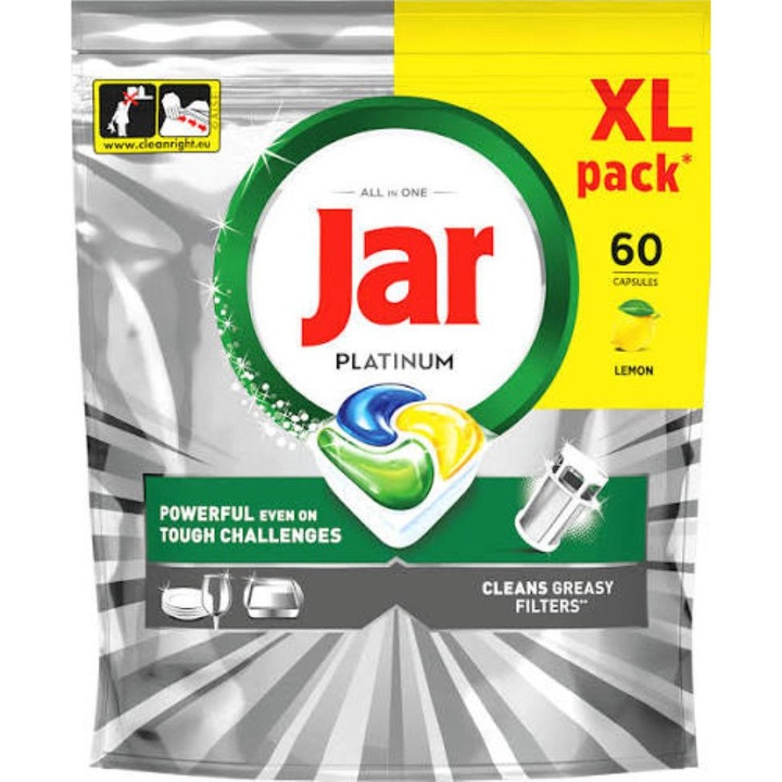 Jar Platinum All In One Lemon mosogatógép-kapszula