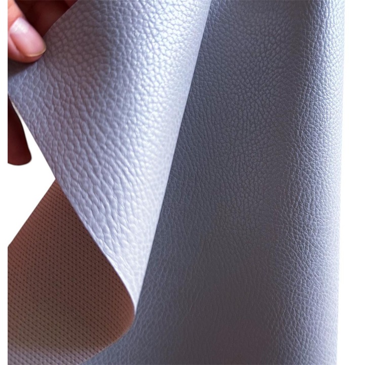 Piele artificiala, 450g/m2 - 25*35cm, argintiu