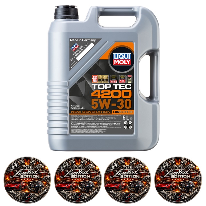 Ulei Motor LIQUI MOLY Top Tec 4200 5W-30 New Generation, 5L, Full