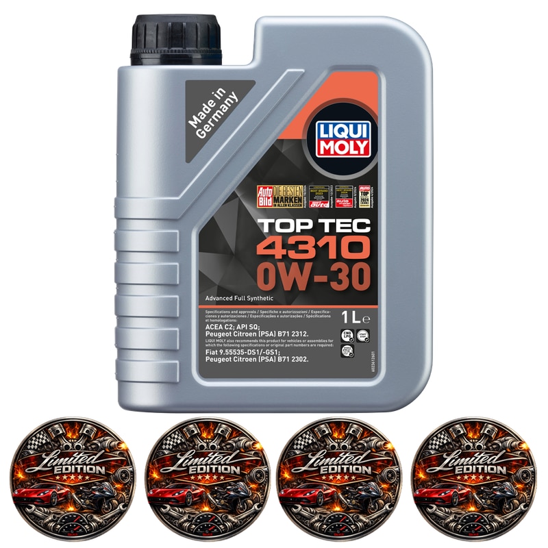 Ulei Motor LIQUI MOLY Top Tec 4310 0W-30, 1L, Full Sintetic, ACEA