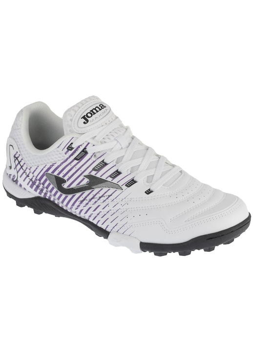 Ghete de fotbal Turf pentru barbati, Joma Maxima 2631 TF 8916376, Alb, 45.5