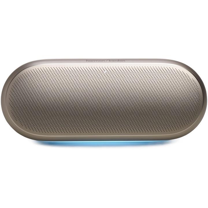 Boxa portabila Harman Kardon Luna 2, Bluetooth 5.4, Auracast, Autonomie 12h, IP67, Lumina ambientala, Nisip