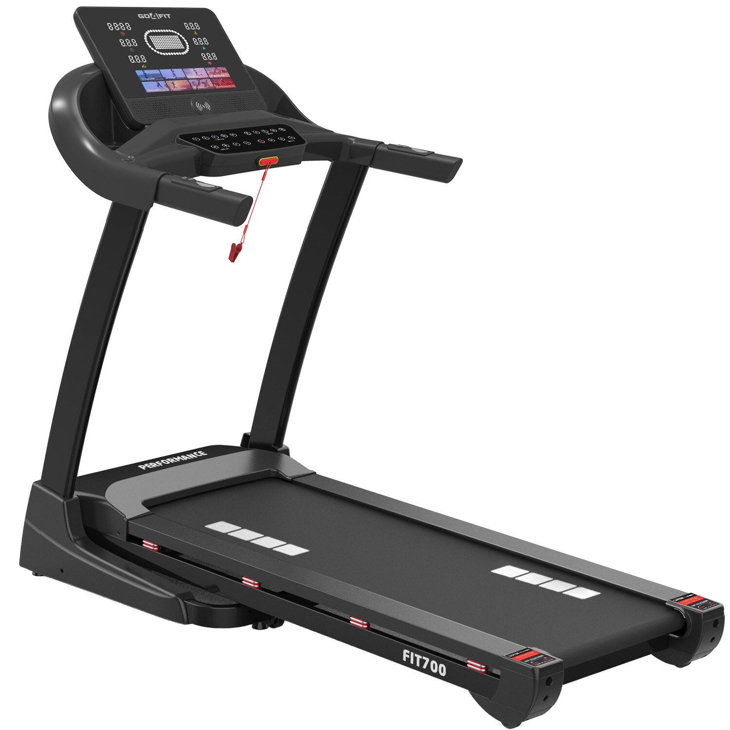 GO4FIT FIT700, motor 3.5 CP, înclinare automată 15 nivele, 18 km/h