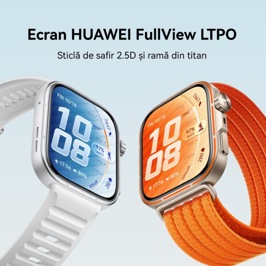 Smartwatch HUAWEI Watch Fit 5 Pro, Grey Aluminium with Gradient