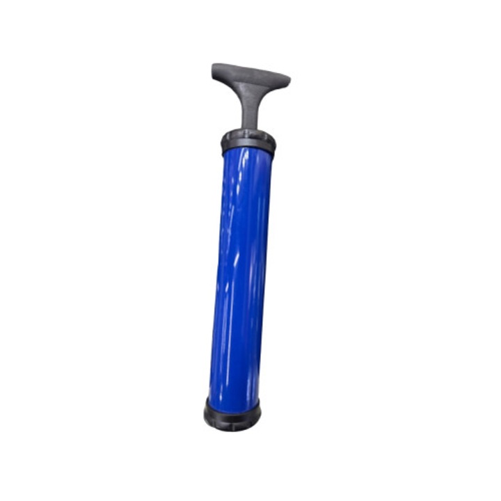 Pompa manuală de aer pentru mingi sport, umflare rapidă, design compact, 30x8cm