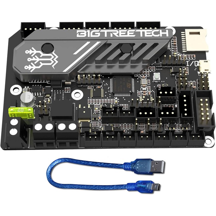 BIGTREETECH SKR Mini E3 V3.0 alaplap, beépített TMC2209 UART, csendes, STM32G0B1, kompatibilis Ender 3 / 3 Pro / 3 V2, 3D nyomtató vezérlő