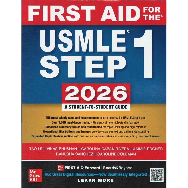 First Aid for the USMLE Step 1 2026; Vikas Bhushan