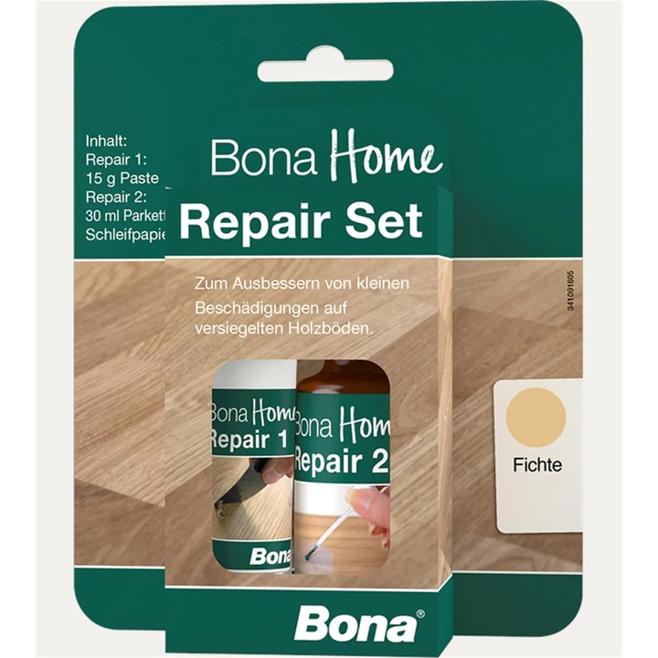 Kit Reparatii Lemn 4 piese pentru Parchet si Mobila din Fichte/Esche Ash, Rapid si Durabil