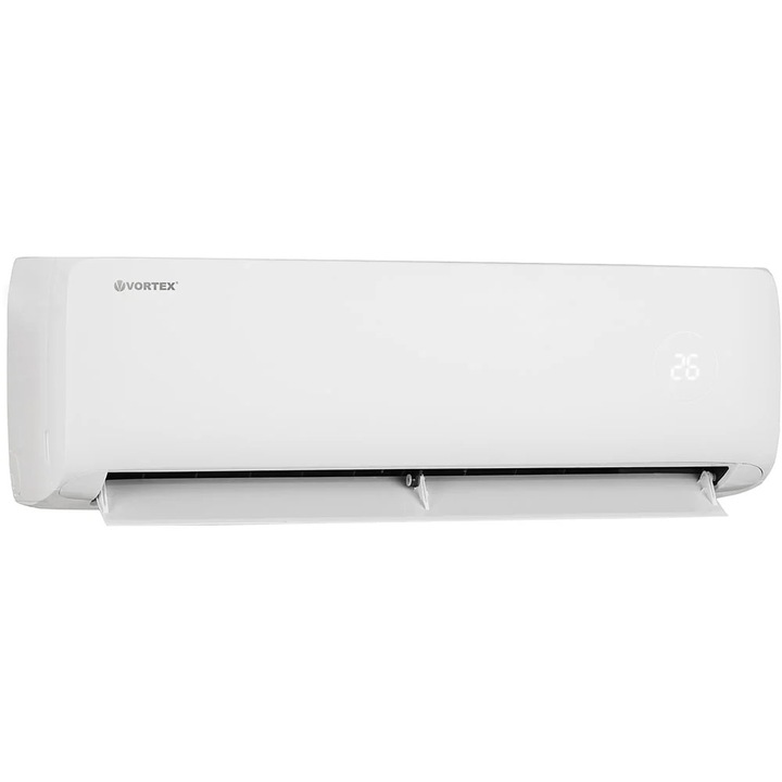 Aer conditionat VORTEX VAI1226CLW, 12000 BTU, A++/A+, Wi-Fi, 4D Air, Functie incalzire, Dezumidificare, Inverter, iFeel, kit instalare inclus, alb