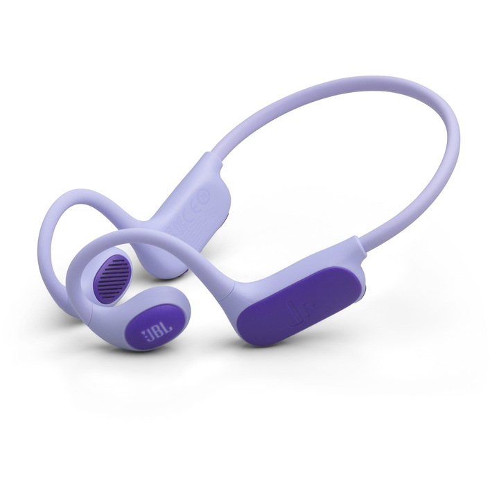 JBL Junior Free fejhallgató, Bluetooth, nyitott, mikrofon, lila