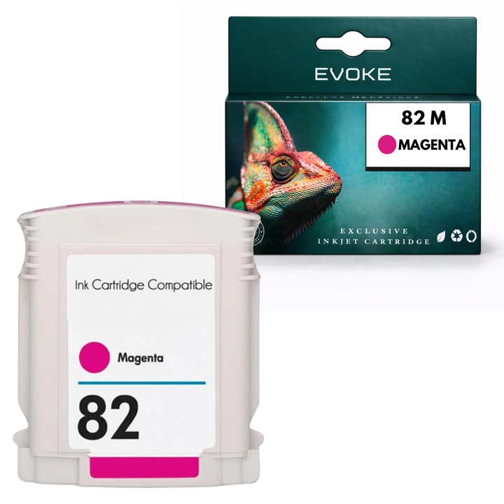 Kompatibilis patron HP 82 M C4912A magenta 69 ml nyomtatóhoz, kompatibilis a DesignJet 500 500ps 800 800p 815 820 modellekkel