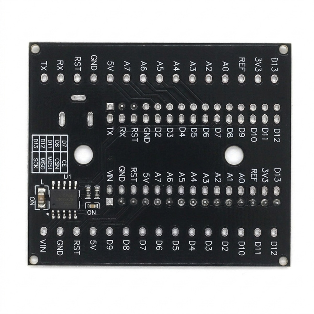 Terminal Adaptor Arduino Adaptor terminal pentru Arduino Nano, placa extensie cu conectori DC si ...