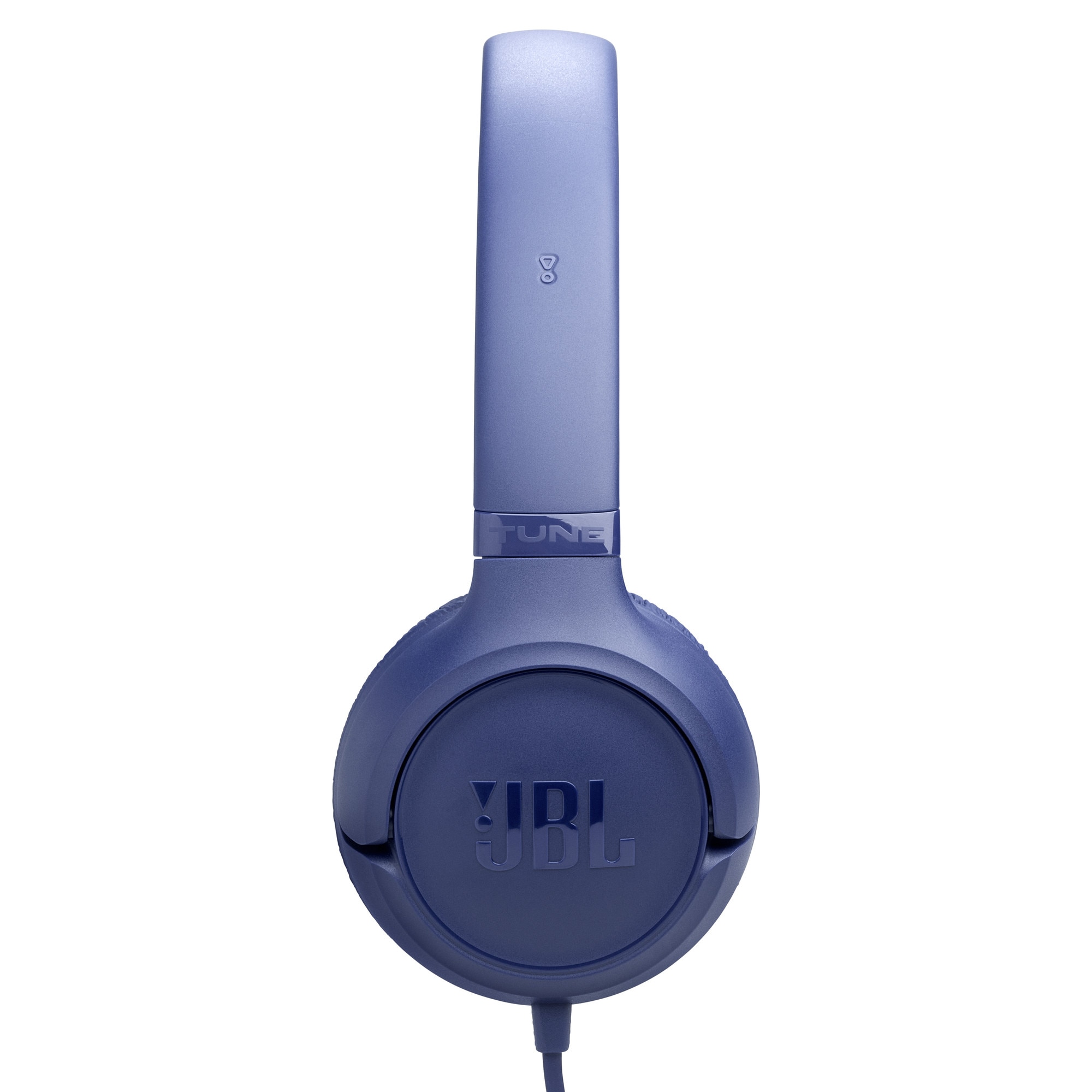 Casti JBL Tune 530C, Cu fir, On-ear, Microfon, USB-C, albastru