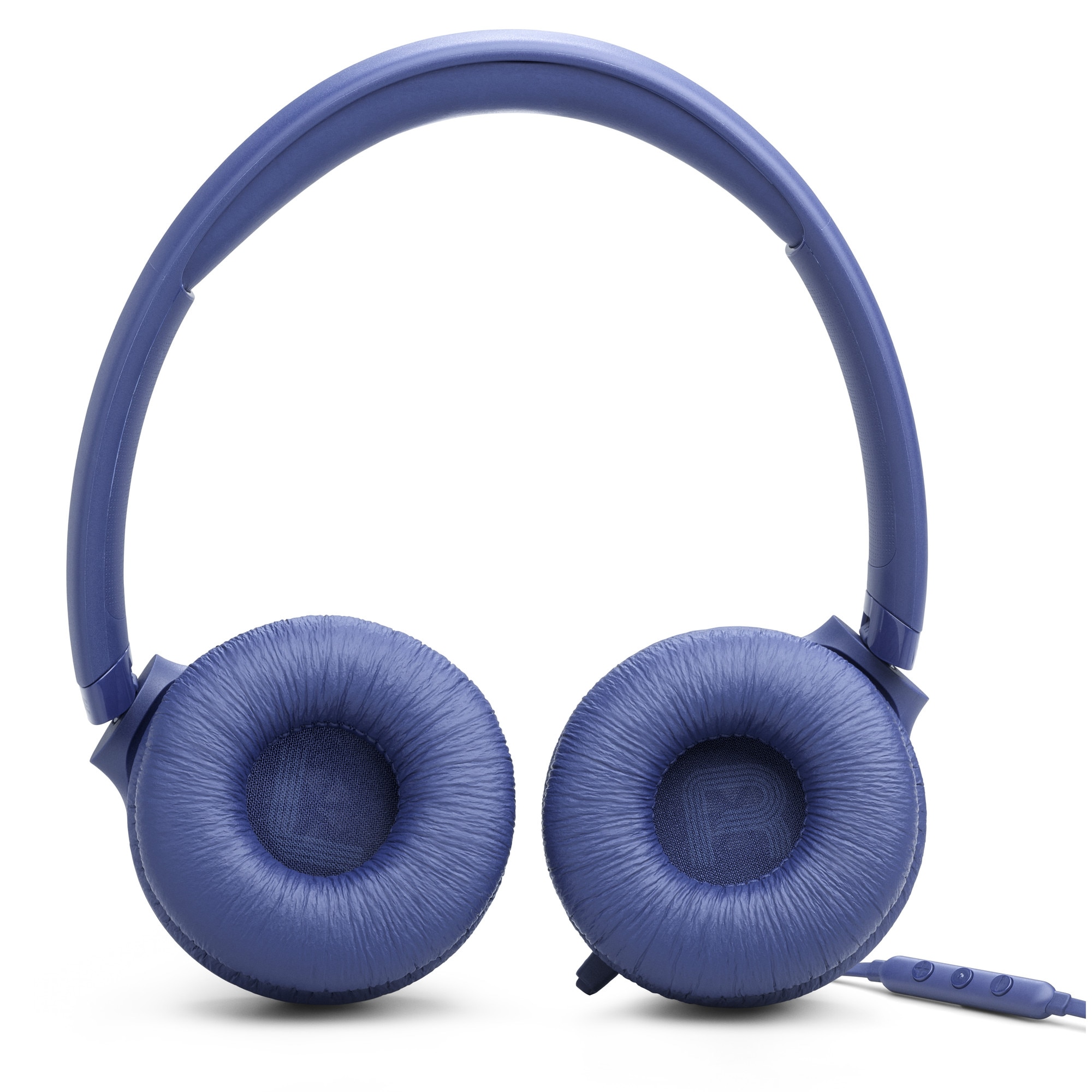 Casti JBL Tune 530C, Cu fir, On-ear, Microfon, USB-C, albastru