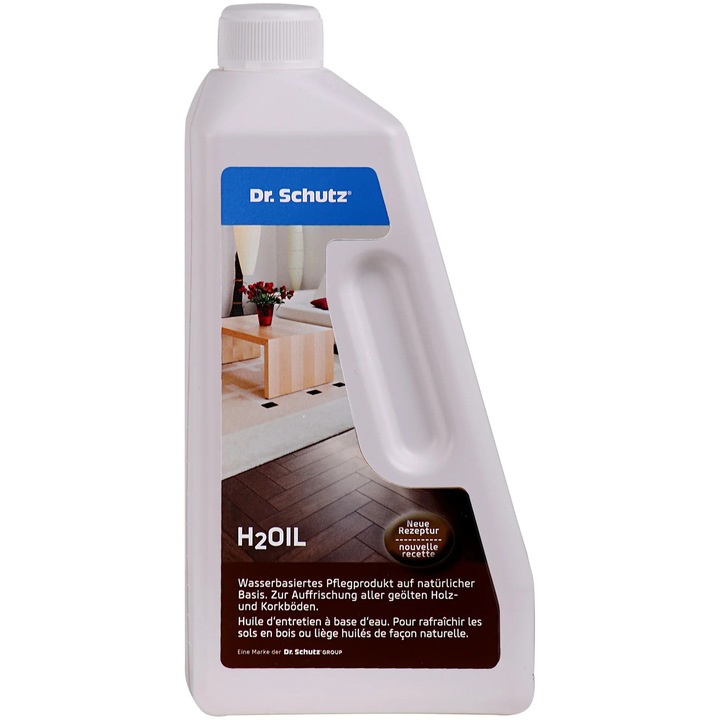 Dr. Schutz 750ml vízbázisú parkettaolaj, fényes felület, tartós védelem