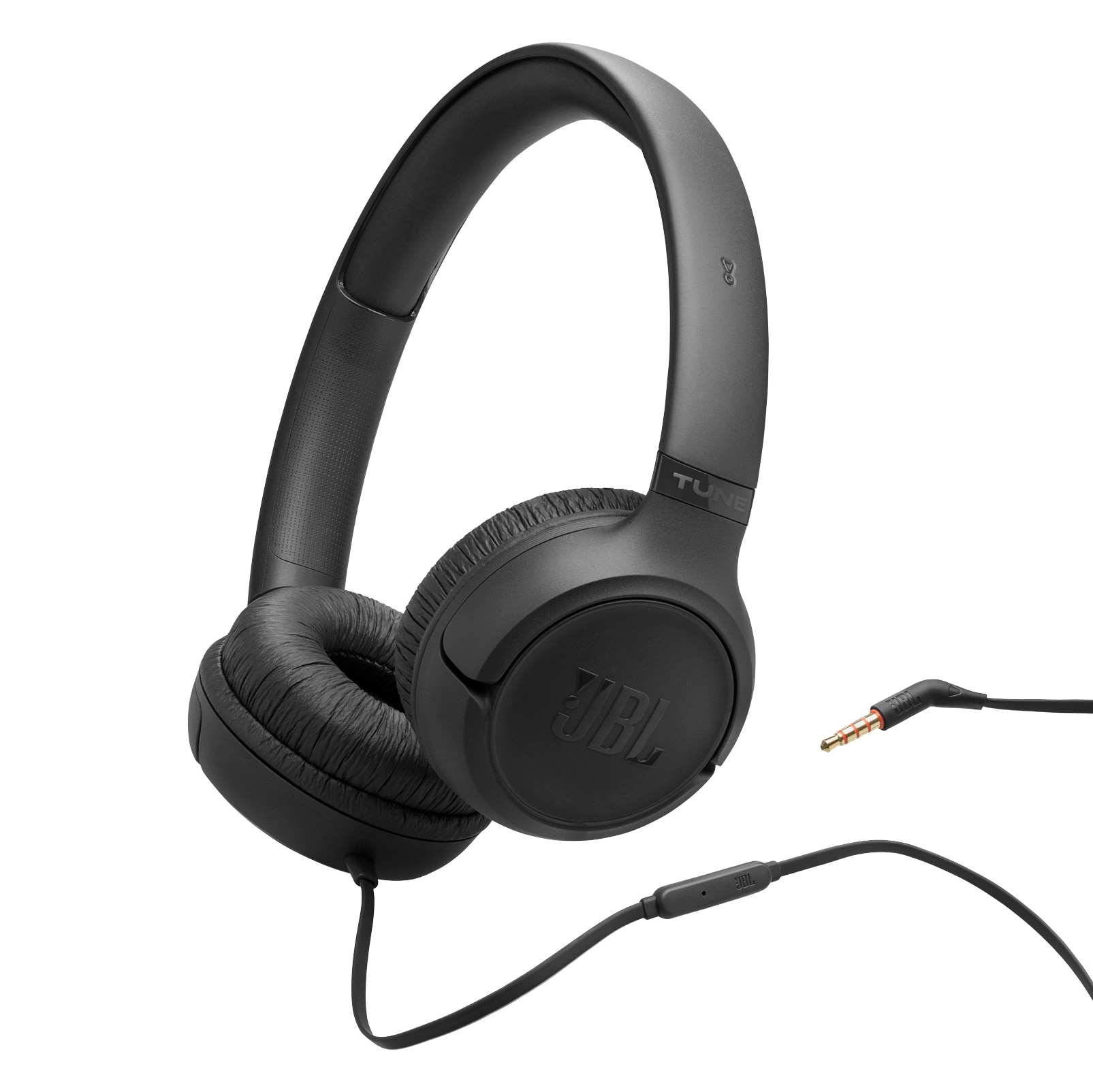 Casti JBL Tune 530, Cu fir, On-ear, Microfon, Jack 3.5mm, negru
