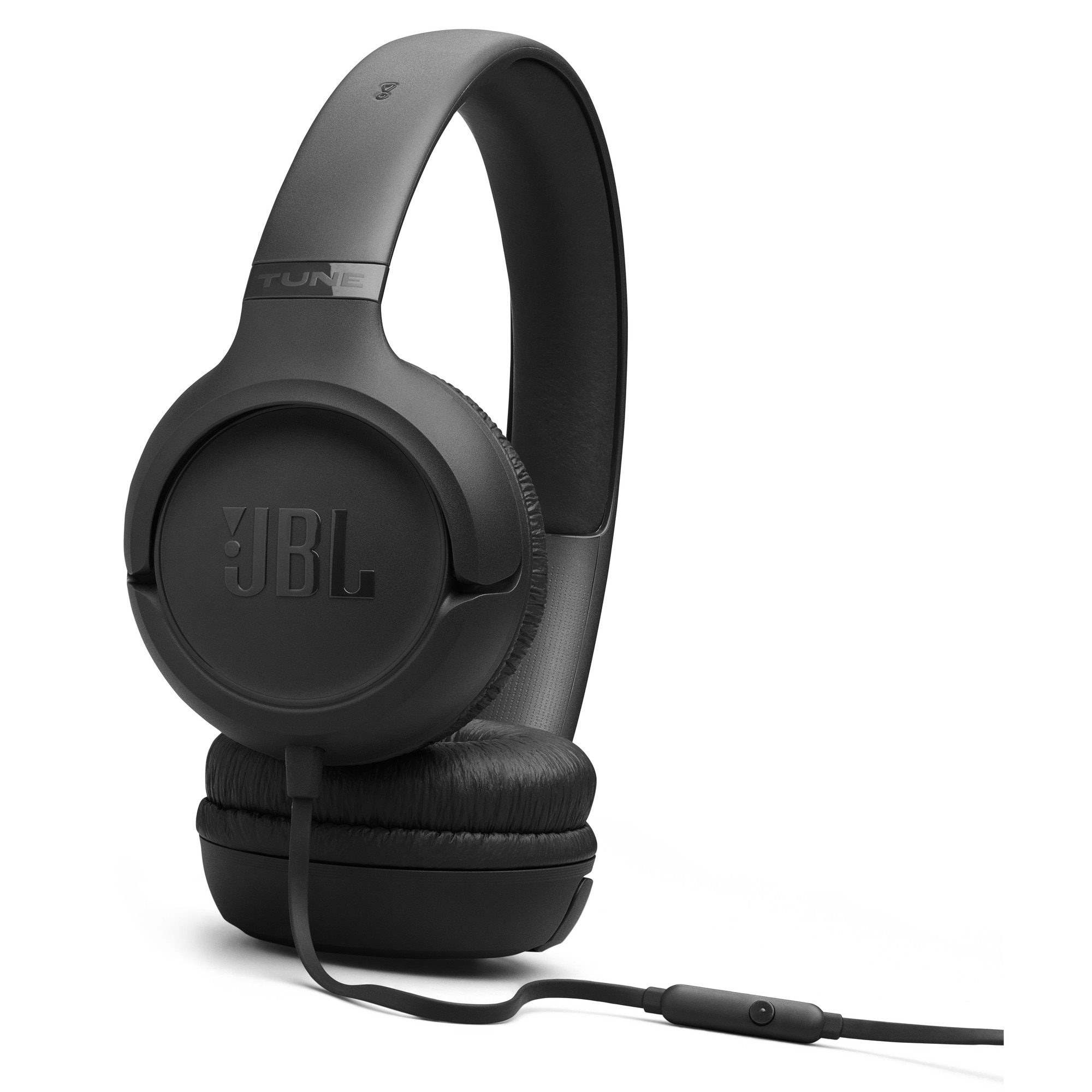 Casti JBL Tune 530, Cu fir, On-ear, Microfon, Jack 3.5mm, negru