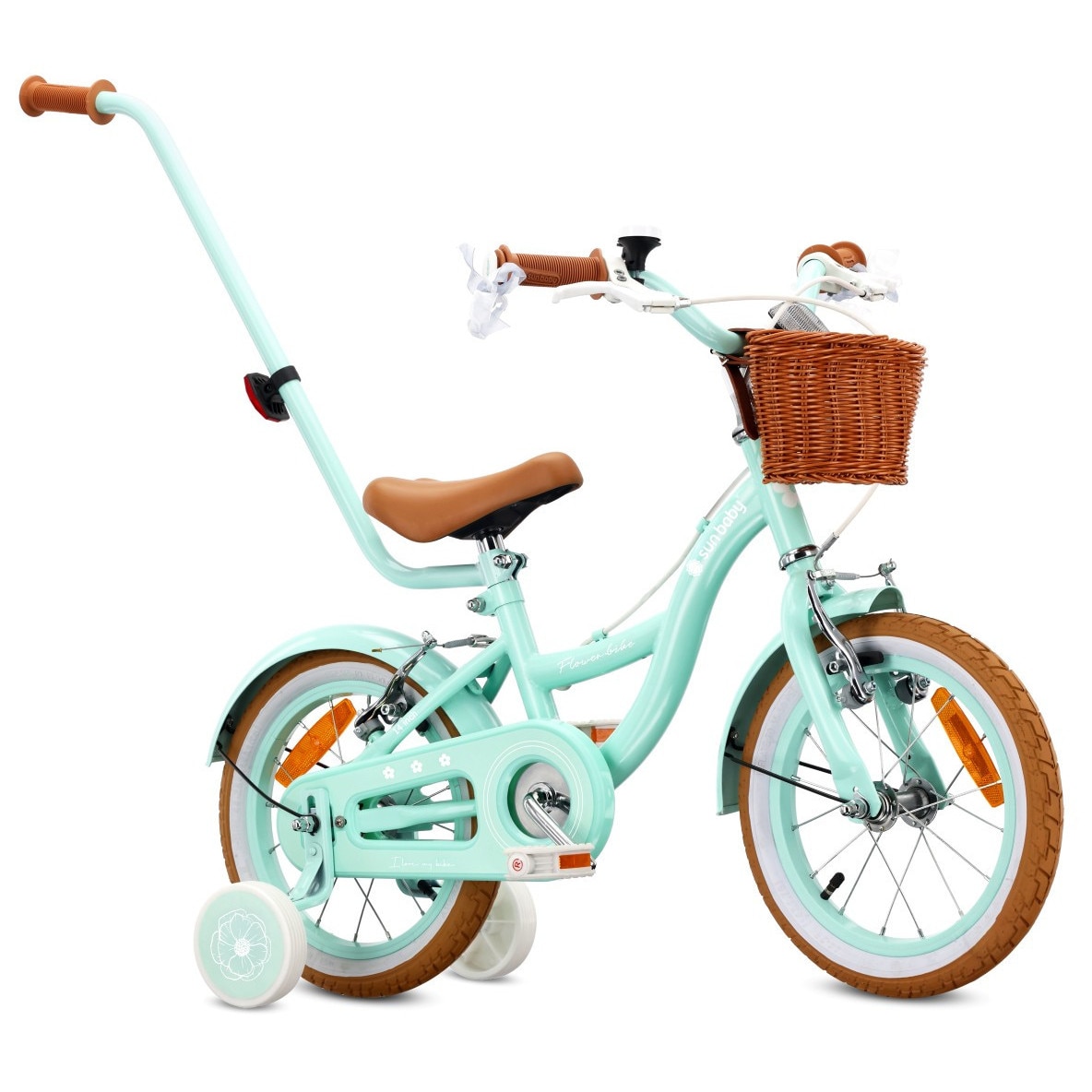T T ♡ Bicicleta Pentru Copii 14 Inch, Sun Baby, Flower Bike, Roti