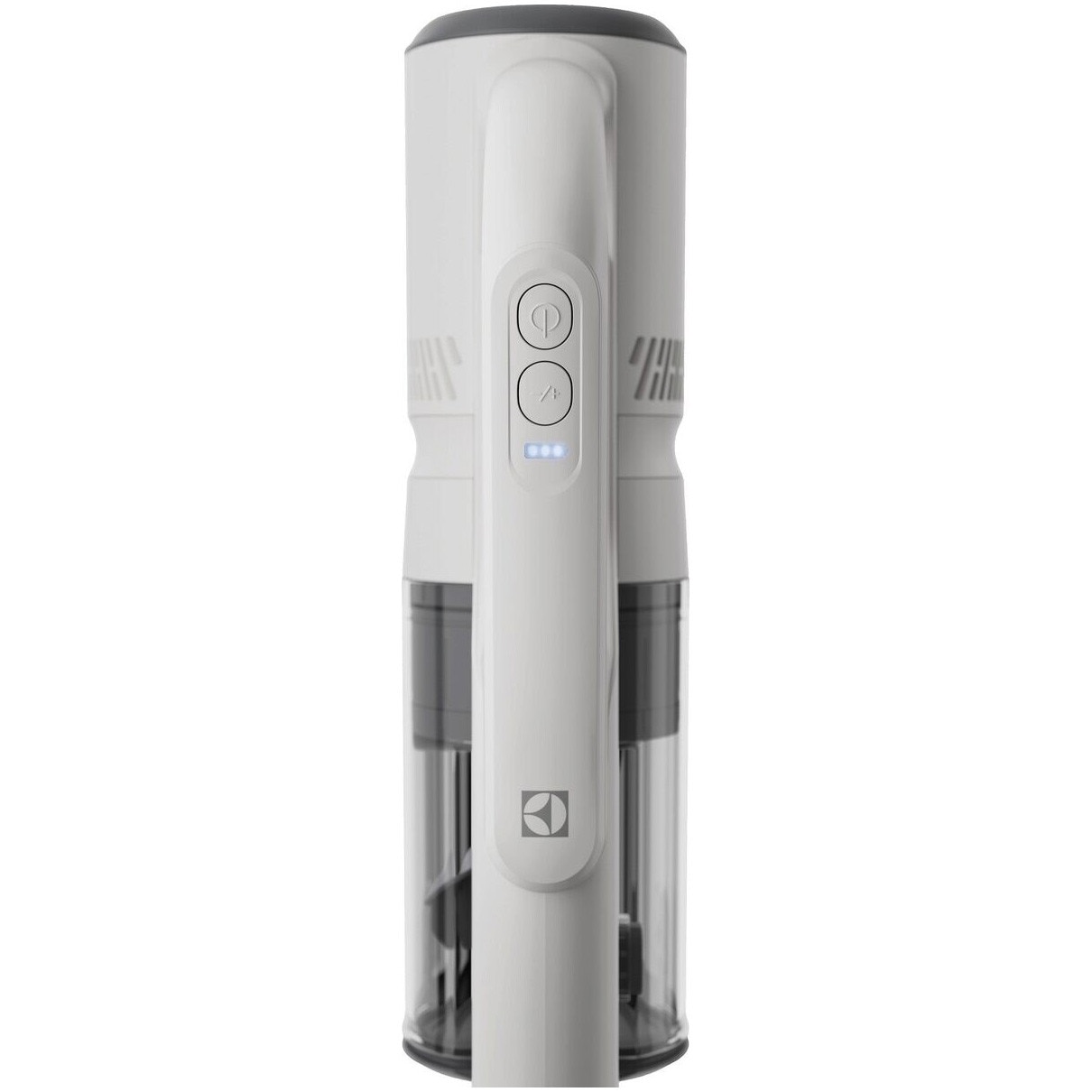 Aspirator vertical Electrolux Seria 500 EP51AH18SW, doar 1,9 kg total, autonomie max 60 min, perie MultiFloor cu lumina LED si design anti-incurcare a firelor de par, perie PET, duze pentru zone inguste si tapiterie, alb scoica
