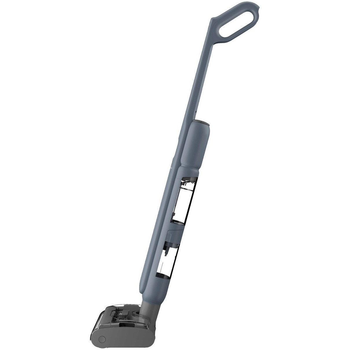 Aspirator vertical cu spalare Electrolux Seria 500 WET EW51U1DB, functie autocuratare, pana la 55 min autonomie, baza pentru incarcare, auto-curatare si depozitare, doar 68 dBA, albastru denim