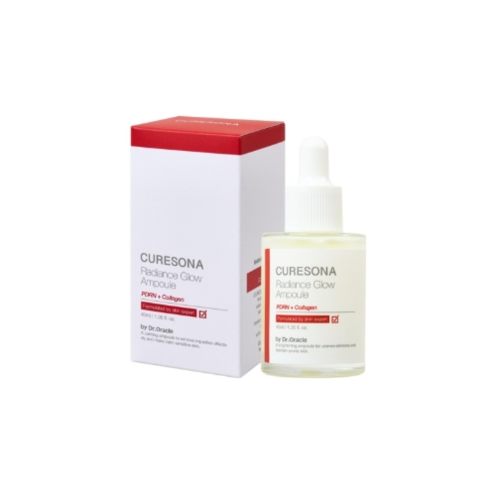 Curesona Radiance Glow szérum PDRN-nel és kollagénnel, ragyogás, hidratálás, 30ml