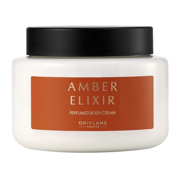 Crema de corp parfumata Amber Elixir, Oriflame, 250 ml, hidratanta, pentru femei