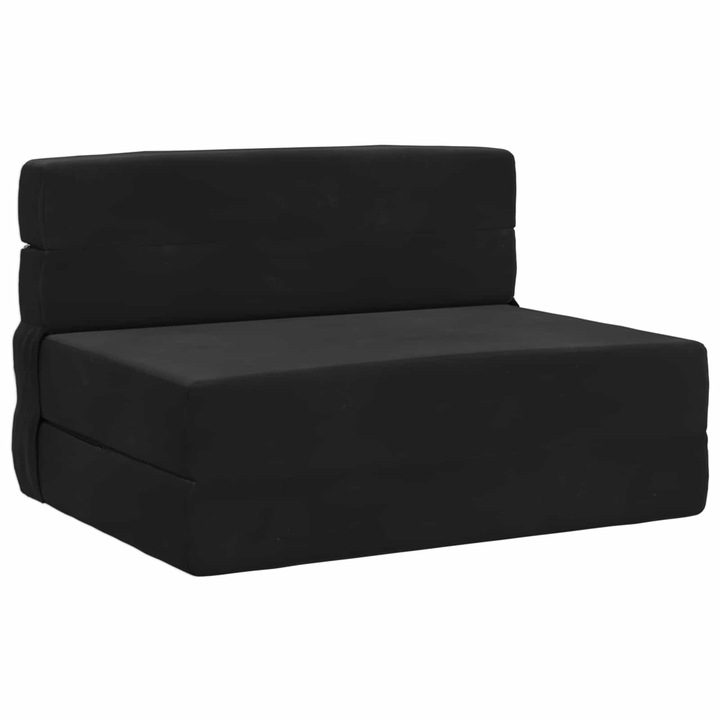 Canapea Plianta cu Pat vidaXL, Roz 190 x 70 x 15 cm Catifea