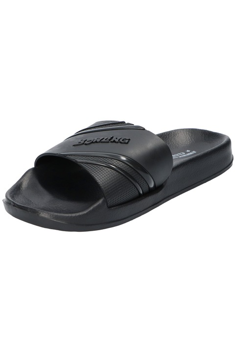 Papuci barbatesti American Club NH208, slip-on, foarte usori, cu talpa din spuma antiderapanta, Negru