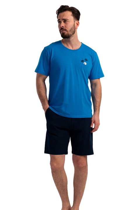 Férfi pizsama Vienetta Man, Palm Escape