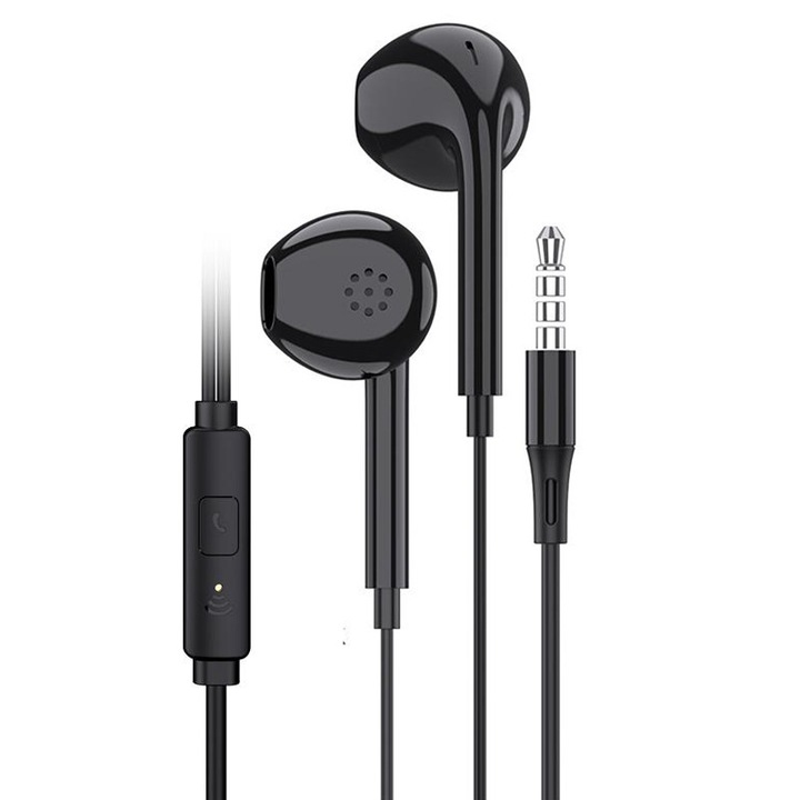Casti Audio In-Ear Kaku KSC-848, 3.5mm, Butoane pentru microfon si volum, 1.2m, Negru